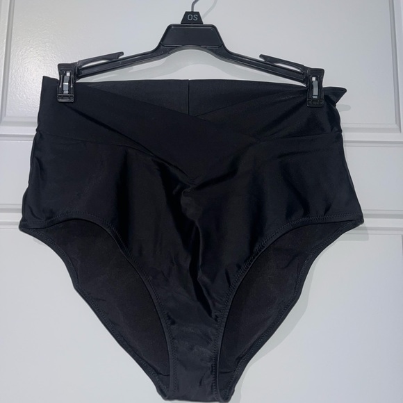 aerie Other - High-Waisted Black Swim Bottoms